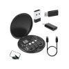 Zestaw adapterów 5w1 USB GSM w etui czarne / 06340 CZ verk