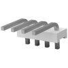 Pin header, 4 pole, pitch 3.96 mm, straight, natural, 640385-4