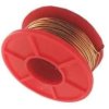 DNE060-010 Drut miedziany w emalii 0.60 mm - szpulka 0.10kg (ok. 39m)