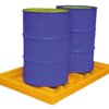 Kontrola wycieków Wanna z 2 beczkami Przechowywanie przemysłowe RS PRO