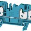 Through terminal block, snap-in, 2.5 mm², 24 A, 8 kV, blue, 2753950000