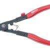 Szczypce do opasek zaciskowych, zagięte KS Tools 115.1182