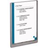 Durable 486737 Door sign (W x H) 210mm x 297mm Graphite