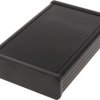 Aluminum enclosure, (L x W x H) 160 x 103 x 31 mm, black (RAL 9005), IP54, 1455L1602BK