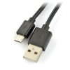 Przewód microUSB B - A - Esperanza EB144 - 1,5m - czarny