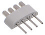 Wtyk do oświetlenia LED 1x4pin prosty
