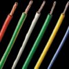 PVC-switching strand, highly flexible, Cableline, 0.5 mm², 129 x 0.07 mm, white, outer Ø 2.3 mm, 60.7085-10029