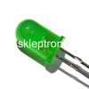 Dioda led 3mm zielona dyfuz. 20mA za 10szt