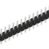 Pin header, 15 pole, pitch 2.54 mm, straight, black, 10047937