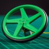 Kitronik 50:1 ratio gear motors - with green wheels - 2 pcs