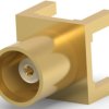 MCX panel socket 50 Ω, solder connection, straight, 1060984-1