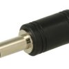 Złącze; 2,1mm; zasilające DC; 5,5mm; Adapter DC - wtyk 2,1mm / gniazdo 2,5mm; proste; plastik; RoHS