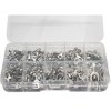 Zestaw konektorów oczkowych i widełkowych, 250 sztuk M3-M6