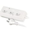 Przedłużacz 3-gniazda b/u 10A 1,5m /OMY 2x1/ biały PS-360 T-105300