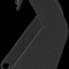 Retaining bracket, black, 097.01.0