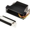 Adapter D-sub z typu D-Sub z 25 stykami na rodzaj Żeński z rodzaju Żeński na typ RJ11