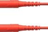 Schützinger HSPL 8568 / AWG16 / 50 / RT Przewód pomiarowy bezpieczny złącze męskie 4 mm złącze męskie 4 mm czerwony 1 sz