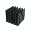 22x22x20mm Extruded Aluminum Heat Sink - Black - Cooling Radiator