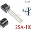 Tranzystor PNP; 400/360V; 0,1A; 0,4W; 15MHz: TO92