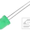 Dioda LED 8mm L-793GB;zielony;70mcd dyfuzyjna;525nm;Vf=2.3V;KINGBRIGHT;