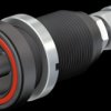 6 mm panel plug, threaded bolt, mounting Ø 18.5 mm, red, 14.0034-22