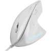 Perixx 12275 PERIMICE-513 Ergonomic Mouse Corded Optical White 1600 dpi