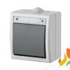 AQUANT Wyłącznik schodowy n/t szary IP55 1201-10 ELEKTRO-PLAST NASIELSK