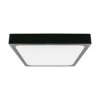 Plafoniera LED 30W 3000lm 4000K IP44 Kwadrat fi420 Mleczny Czarna Ramka 7649