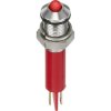 APEM Q6P1CXXR24E LED indicator light Red Prominent 40mcd Industrial Panel