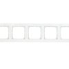 As Ramka Pięciokrotna Biała R-5G/00