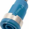 3265-BL Gniazdo bezp. 4mm, przyłącze M4, 36A, niebieski, ELECTRO-PJP, 3265BL