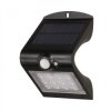 SILOE LED 1.5W. lampa solarna z czujnikiem ruchu 120st. 190lm. IP65. 4000K. 1200mAh. podwójne źródło światła. czarna OR-SL-6083B
