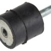 Mocowanie antywstrząsowe, M6, Ø 25mm, materiał: Guma naturalna 60Shore A, RS PRO