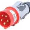 0153-6TT Złącze zasilające 3-fazowe AC, wtyk męski, 16A/400VAC, IP44