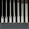MBS70 4-mm mini bit set, long, slot, 7 pieces