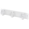 Cable routing panel, 1 U, 3x cable rings, (W x H x D) 254 x 45 x 5 mm, light gray, DN-10 ORG-1U