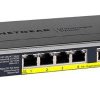 Switch Netgear GS108PP-100EUS 8p PoE 123W (PoE+: 8p) Unmanaged Gigabit