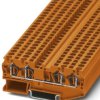 Through terminal block, spring balancer connection, 0.08-6.0 mm², 4 pole, 32 A, 8 kV, orange, 1002940