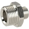 Double threaded nipple, L 23 mm, 25 bar, brass, nickel-plated, for pipe systems, 131897