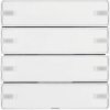 KNX e/s Q.x Przycisk 4-kr z polem opisowym, diodami LED RGB i czujnikiem temperatury, biały 80144329