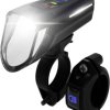 FISCHER FAHRRAD Lampa rowerowa przednia LED bateryjne czarny