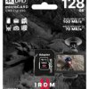 Karta pamięci microSD (microSDXC) GOODRAM 128GB IRDM M3AA V30 U3 + adapter SD