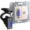 UNICA Gniazdo HD15 + mini jack piaskowy MGU5.932.25ZD SCHNEIDER ELECTRIC