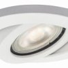 Oczko podtynkowe LAGOS białe z punktowym ruchomym oczkiem LP-440/1RS WH movable Light Prestige