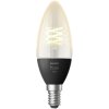Philips 871951430223500 Hue LED White Filament Candle E14 4.5W 300lm Warm