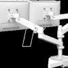 45-714-290 Ergotron LX Pro dual stacking arm, C-clamp, white
