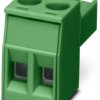 Socket, 2 pole, pitch 5 mm, straight, green, 1499476