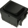 Przełącznik kołyskowy (Wł.)-wył.-(wł.) Nie 6 A DPDT Czarny IP40 Marquardt
