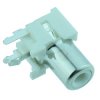 White RCA Right Angle PCB Phono Socket