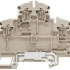 Multi level terminal block, spring balancer connection, 0.5-2.5 mm², 20 A, 6 kV, dark beige, 1131750000
